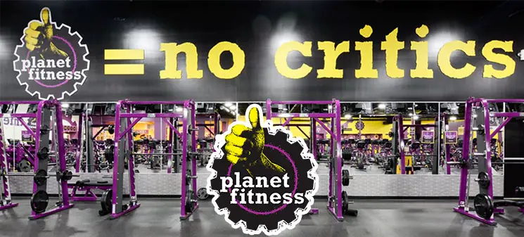 Planet fitness = no critics slogan