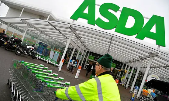 ASDA Store - man with reflective vest