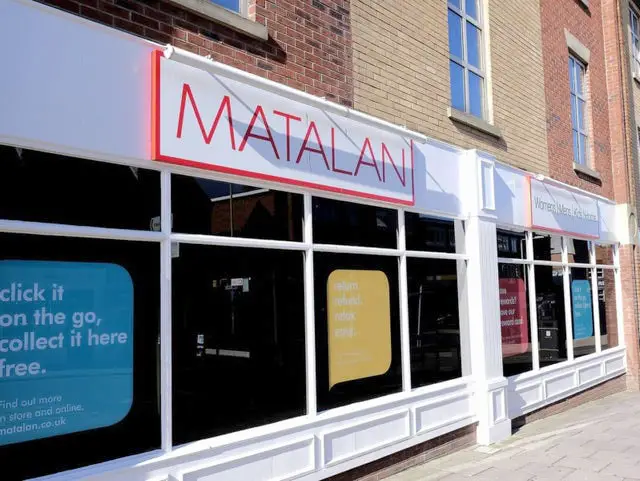 Matalan store front in the UK