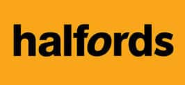 Halfords Logo Orange background