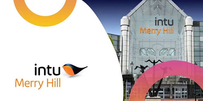  intu Merry Hill Shopping Centre logo and building